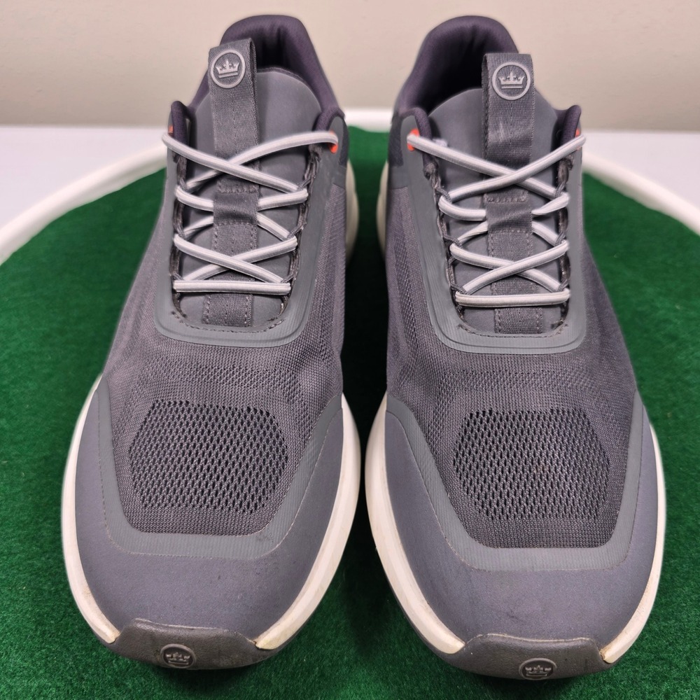 Peter Millar Hyperlight Apollo Sneakers Mens 10.5 Iron Grey MA23EF30 Slip On - Picture 2 of 11